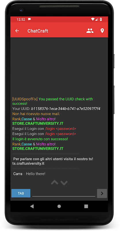 ChatCraft Pro for Minecraft screenshot 2