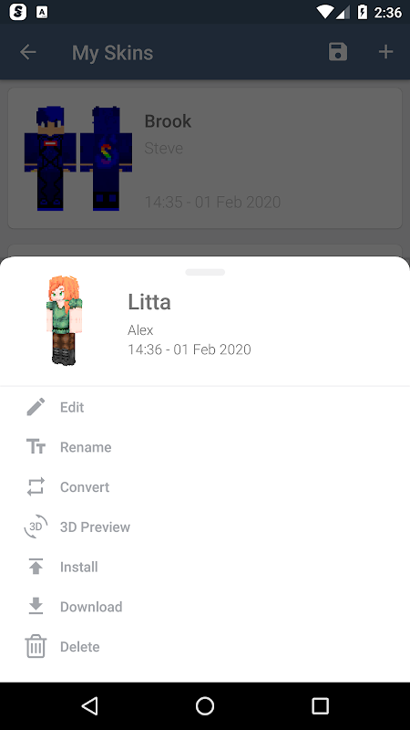 HD Skins Editor for Minecraft screenshot 7